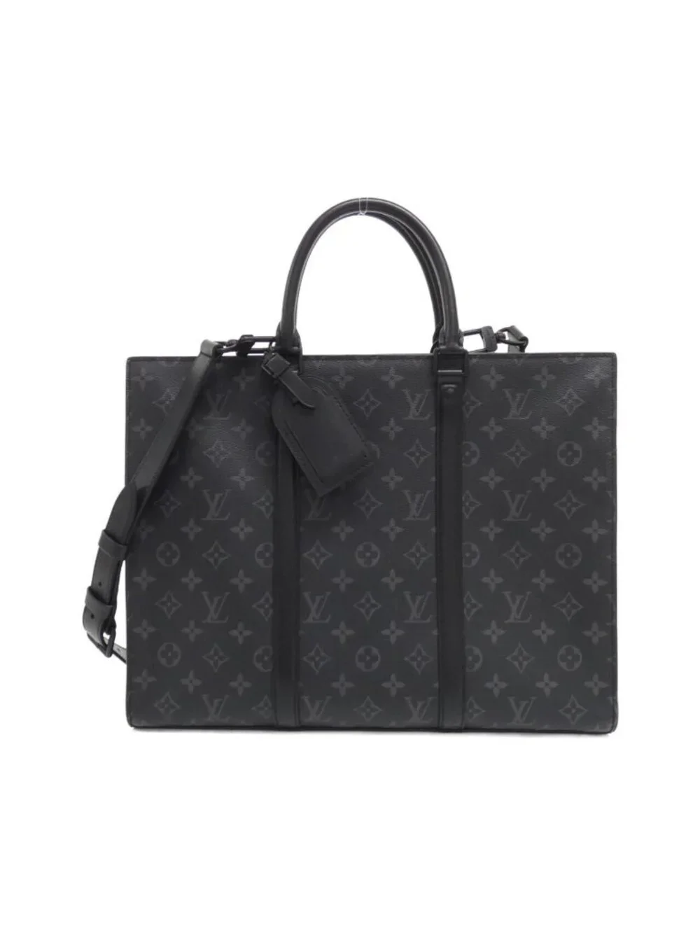 Louis Vuitton Monogram Eclipse Sac Pla Horizontal Zip